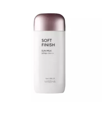 Missha All-around Safe Block, Soft Finish Sun Milk SPF 50+/ PA+++ (Mleczko przeciwsłoneczne SPF 50+/ PA++)