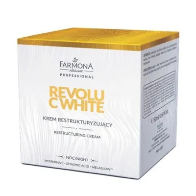 Farmona System Professional Revolu C White, Restructuring Cream Night (Krem restrukturyzujacy na noc)