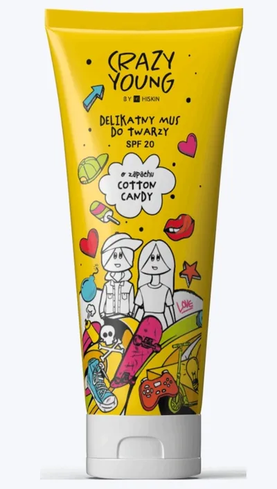 Crazy Young Delikatny mus do twarzy SPF 20 `Cotton Candy`