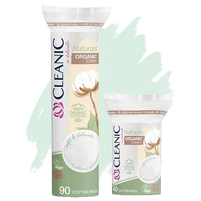 Cleanic Naturals, Płatki kosmetyczne `100% Organic Cotton`