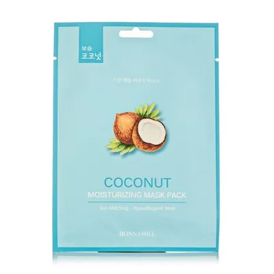 Bonnyhill Bonnyhill Coconut Moisturising mask sheet (Bonnyhill Kokosowa nawilżająca maska w płachcie)
