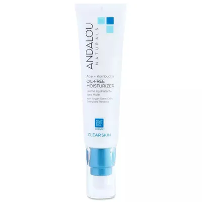 Andalou Naturals Oil-Free Moisturizer with Acai + Kombucha (Beztłuszczowa emulsja do nawilżania twarzy)