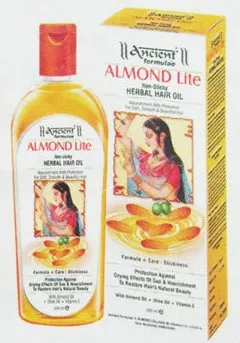 Hesh Pharma Ancient Formulae, Almond Lite Herbal Hair Oil (Olejek migdałowy do włosów)