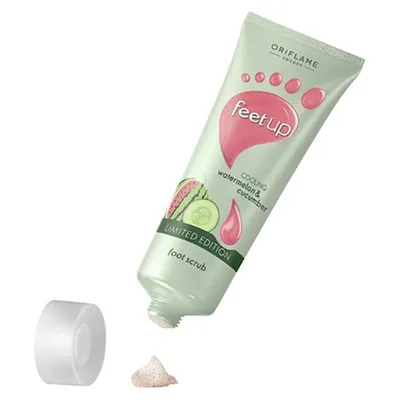Oriflame Feet Up, Cooling Watermelon & Cucumber Foot Scrub (Scrub do stóp z arbuzem i ogórkiem)