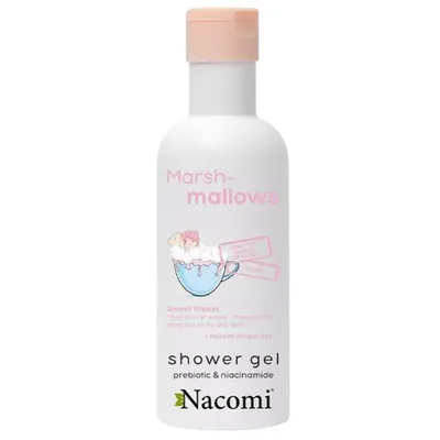 Nacomi Marshmallow Shower Gel (Żel pod prysznic `Cukrowa pianka`)