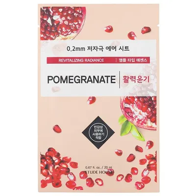 Etude 0.2mm Therapy Air Mask Pomegranate (Rozświetlająca maska z Eestraktem z owocu granatu)