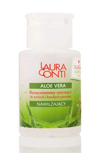 Laura Conti Bezacetonowy zmywacz o zapachu aloesu