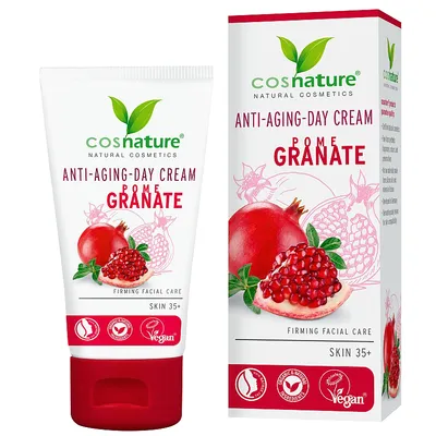 Cosnature Anti-Aging-Day Cream Pome Granate (Naturalny nawilżający krem na dzień z owocem granatu)