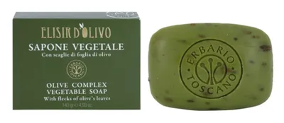 Erbario Toscano Elisir D'Olivo, Sapone Vegetale (Mydło w kostce z olejem z oliwek)