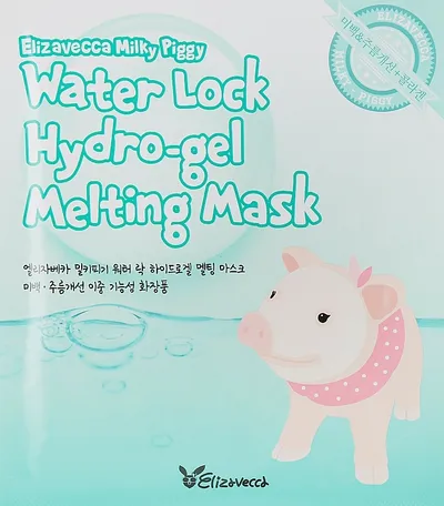 Elizavecca Milky Piggy, Water Lock Hydro-Gel Melting Mask (Hydrożelowa maska na twarz)