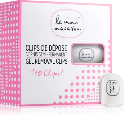 Le Mini Macaron Gel Removal Clips (Klipsy do usuwania hybrydowego manicure)