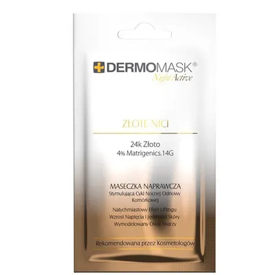 L'biotica Dermomask Night Active, Maseczka naprawcza `Złote nici`