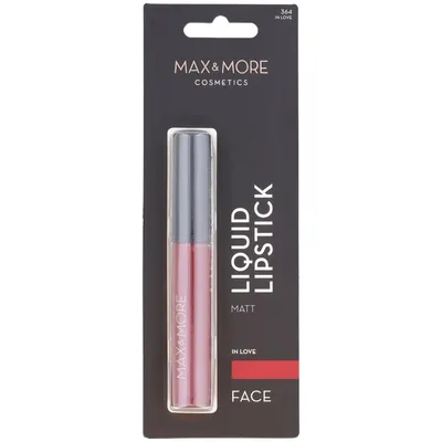 Max & More Matt Liquid Lipstick (Matowa pomadka w płynie)