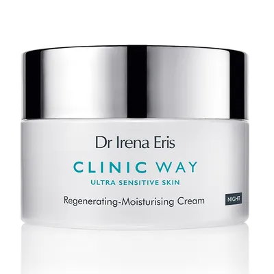 Dr Irena Eris Clinic Way, Ultra Sensitive Skin Regenerating-Moisturizing Cream Night (Dermokrem regenerująco-nawilżający na noc)