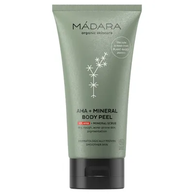 Madara Organic Skincare AHA + Mineral Body Peel (Peeling do ciała z kwasami AHA i minerałami)