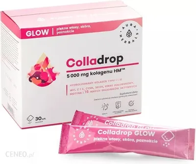 Aura Herbals Colladrop Glow, Kolagen morski 5000 mg