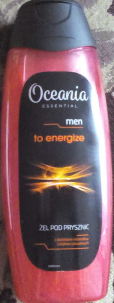 Oceania Essential Men, Żel pod prysznic `To Energize`
