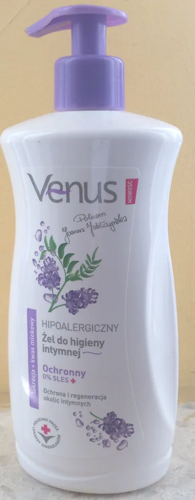 Venus Hipoalergiczny żel do higieny intymnej 'Lukrecja + Kwas mlekowy'
