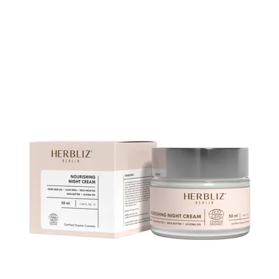 Herbliz Berlin Nourishing Night Cream (Krem na noc z olejem konopnym)