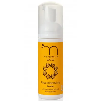 Margarita Eco Face Cleansing Foam with Calendula Extract and Hyaluron (Pianka do mycia twarzy)