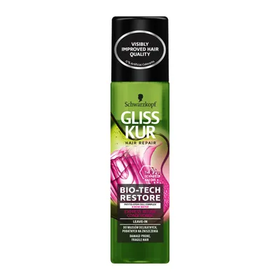 Schwarzkopf Gliss Kur Bio-Tech Restore, Express Repair Conditioner (Ekspresowa odżywka regeneracyjna w sprayu do włosów delikatnych, podatnych na zniszczenia)