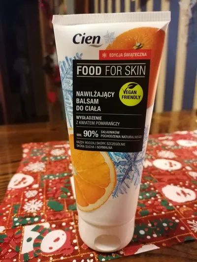 Cien Food For Skin, Nawilżający balsam do ciała `Wygładzenie  z kwiatem pomarańczy`