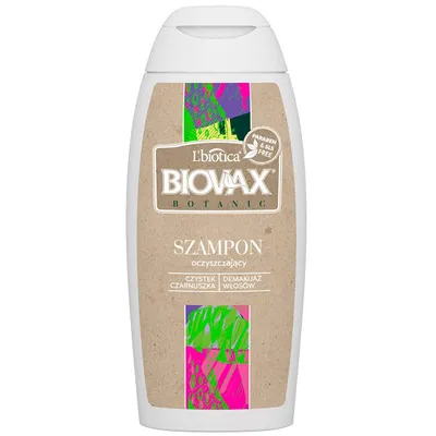 L'biotica Biovax Botanic, Czystek i czarnuszka, Szampon micelarny