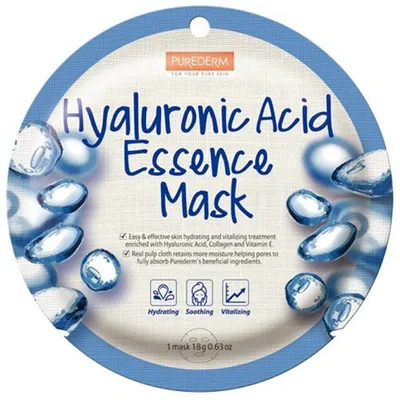 Purederm Hyaluronic Acid Essence Mask (Maska z kwasem hialuronowym)