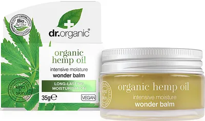 Dr.Organic Intensive Moisture Wonder Balm (Intensywnie nawilżający balsam z olejem z konopi)