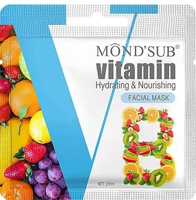 Mond'Sub Vitamin Hydrating & Nourishing Facial Mask (Maseczka w płachcie nawilżająco-odżywcza z wit. B3)