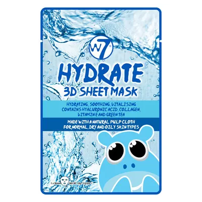 W7 Hydrate 3D Sheet Mask (Maska nawilżająca)