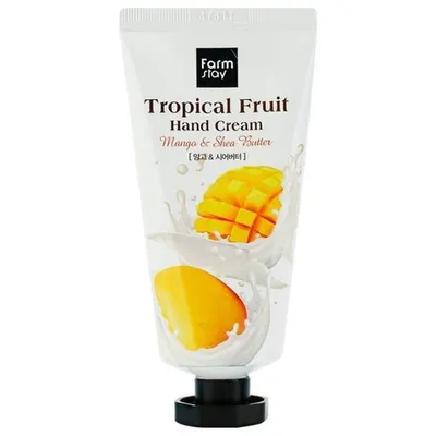 FarmStay Tropical Fruit Hand Cream Mango and Shea Butter (Krem do rąk z mango i masłem shea)