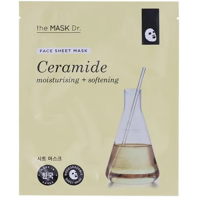 Action The Mask Dr, Ceramide Moisturising + Softening Face Sheet Mask (Maska do twarzy w płacie)