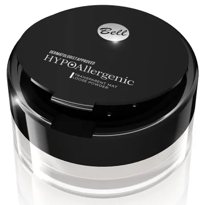 Bell HypoAllergenic, Transparent Mat Loose Powder (Hypoalergiczny transparentny puder do twarzy)