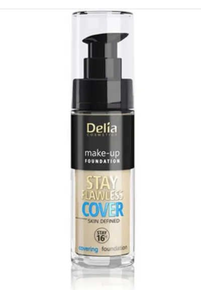Delia Stay Flawless Cover Skin Defined Make-up Foundation (Podkład kryjący)