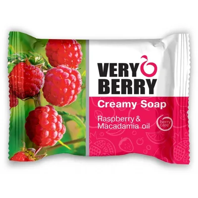 Very Berry Creamy Soap Raspberry & Macadamia Oil (Kremowe mydło)