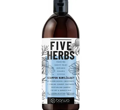 Barwa Barwa Five Herbs, Szampon nawilżający do włosów suchych i zniszczonych