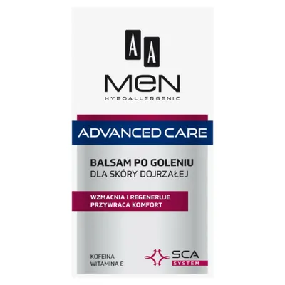 AA Men, Hypoallergenic Advanced Care, Balsam po goleniu dla cery dojrzałej