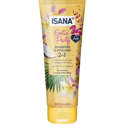 Isana Exotic Party,  2in1 Shampoo & Spülung (Szampon z odżywką)