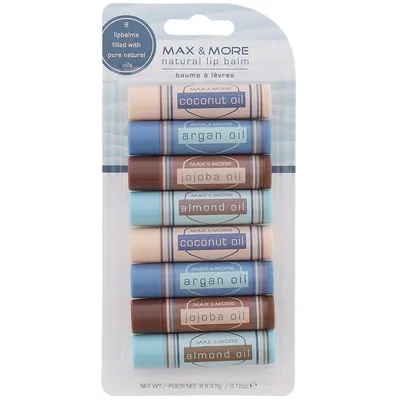 Max & More Natural Lip Balm Set (Zestaw balsamów do ust)