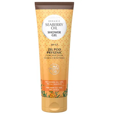 GlySkinCare Organic Seaberry Oil Shower Gel (Żel pod prysznic z organicznym olejem z rokitnika)