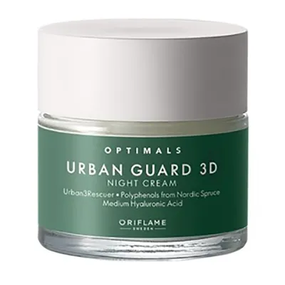Oriflame Optimals, Urban Guard 3D Night Cream (Krem na noc)