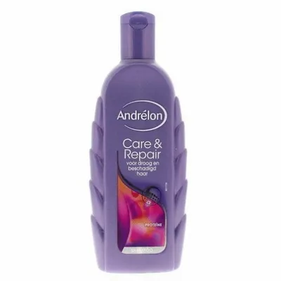 Andrelon Care & Repair, Szampon do włosów farbowanych `Olej makadamia i filtr UV`