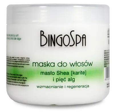 BingoSpa Maska do włosów `Masło Shea i pięć alg`