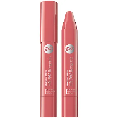 Bell HYPOAllergenic, Soft Colour Moisturizing Lipstick (Hypoalergiczna pomadka do ust w kredce)