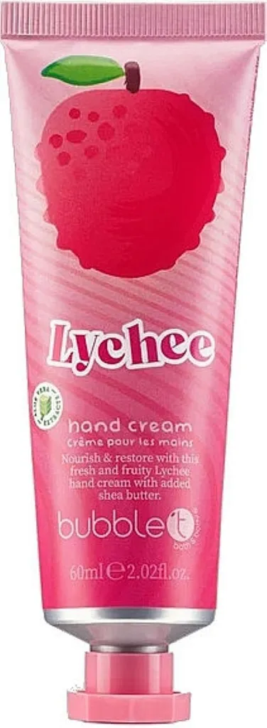 Bubble T Cosmetics Lychee Hand Cream (Odżywczy krem do rąk` Liczi`)