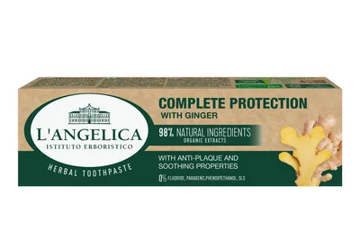 L'Angelica Complete Protection With Ginger Toothpaste (Pasta do zębów)