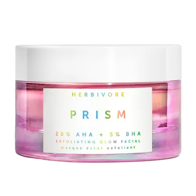 Herbivore Botanicals Prism, 20% AHA + 5% BHA Exfoliating Glow Facial (Maseczka oczyszczająca)