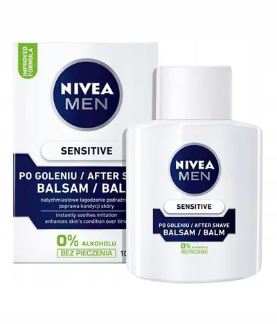 Nivea Men, Sensitive, After Shave Balm (Łagodzący balsam po goleniu (nowa wersja))