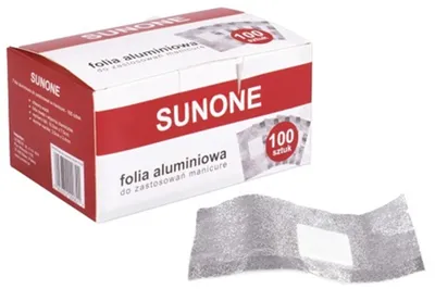 Sunone Folia aluminiowa do zastosowań manicure